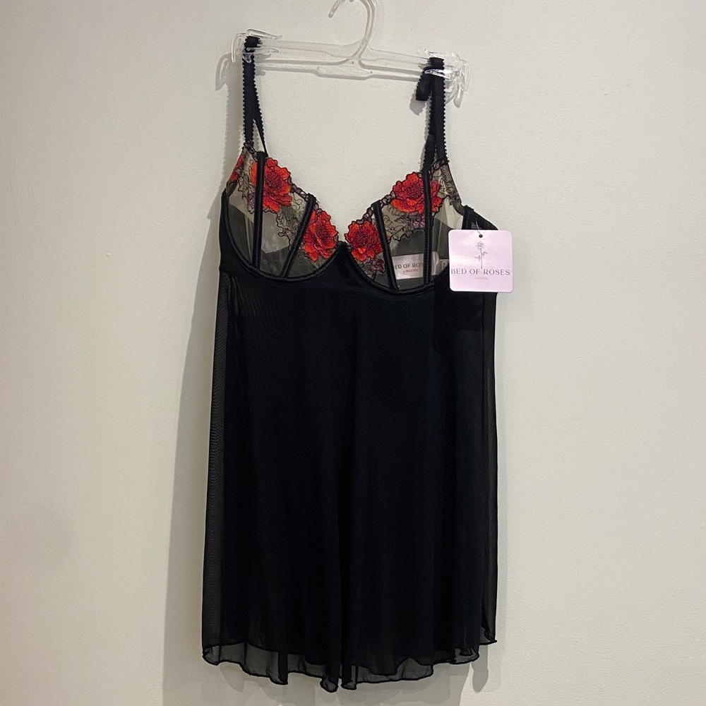 Black Lace Chemise